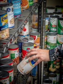 Can in the pantry